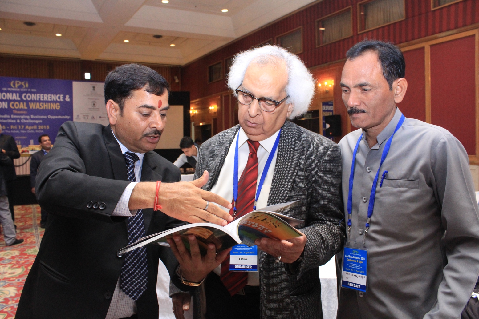 with an indian delegates at a Conference 2